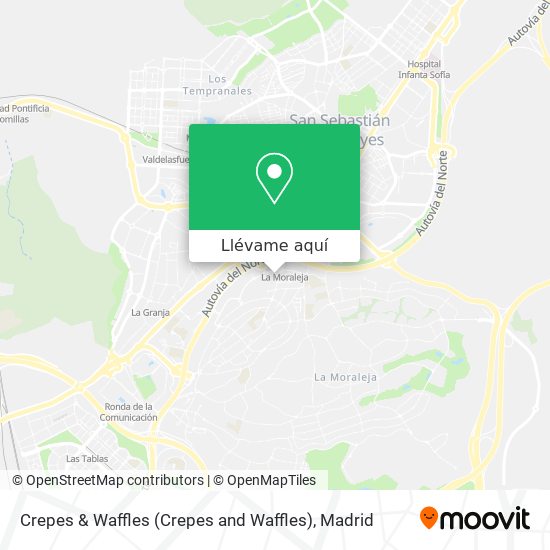 Mapa Crepes & Waffles (Crepes and Waffles)
