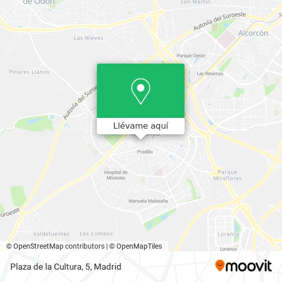 Mapa Plaza de la Cultura, 5
