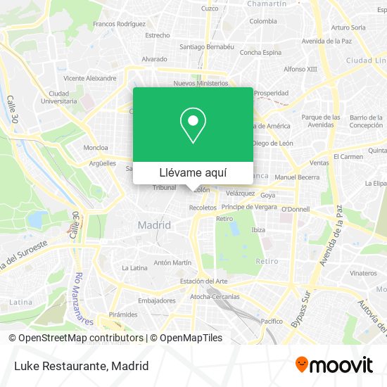 Mapa Luke Restaurante