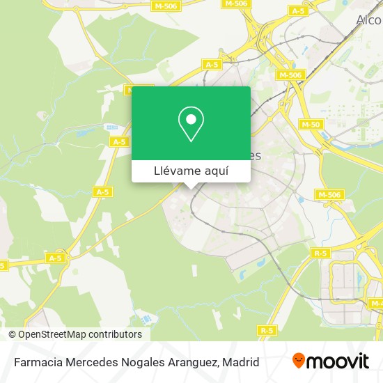 Mapa Farmacia Mercedes Nogales Aranguez