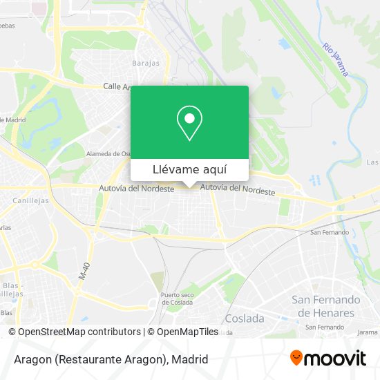 Mapa Aragon (Restaurante Aragon)