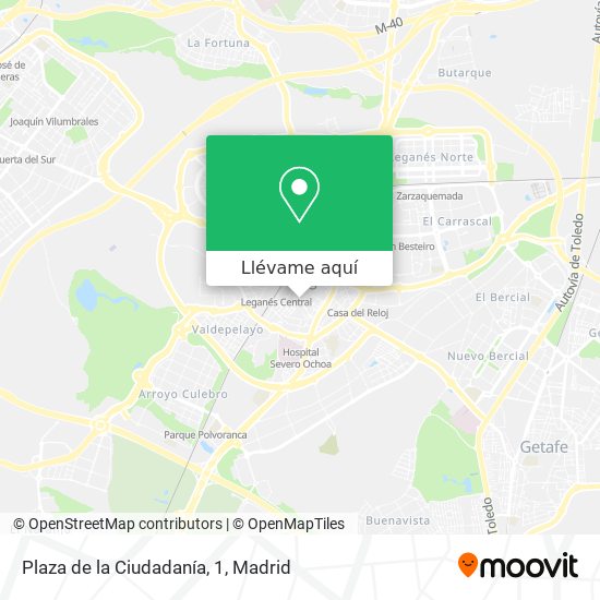 Mapa Plaza de la Ciudadanía, 1