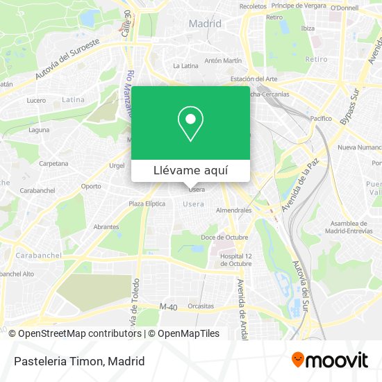 Mapa Pasteleria Timon
