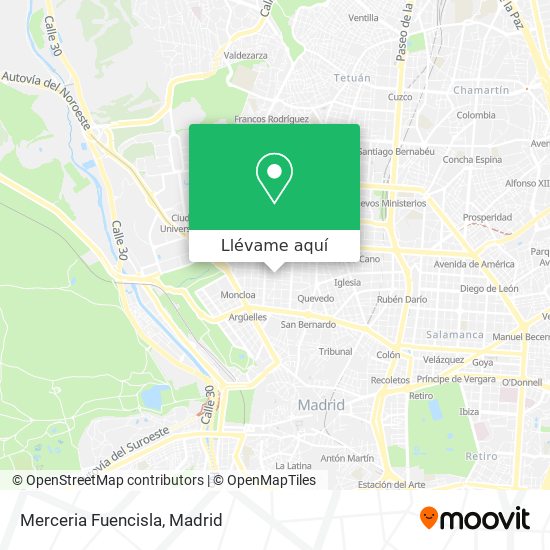 Mapa Merceria Fuencisla