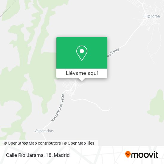 Mapa Calle Río Jarama, 18