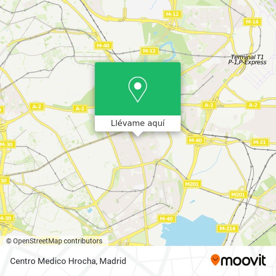 Mapa Centro Medico Hrocha