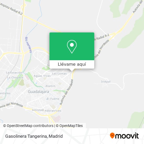 Mapa Gasolinera Tangerina