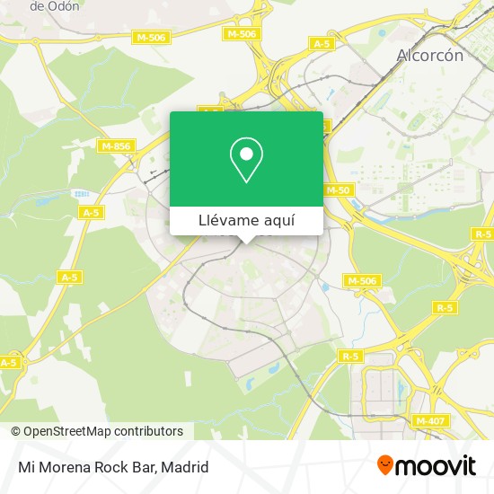 Mapa Mi Morena Rock Bar