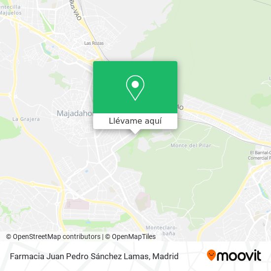 Mapa Farmacia Juan Pedro Sánchez Lamas