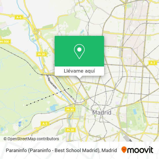 Mapa Paraninfo (Paraninfo - Best School Madrid)