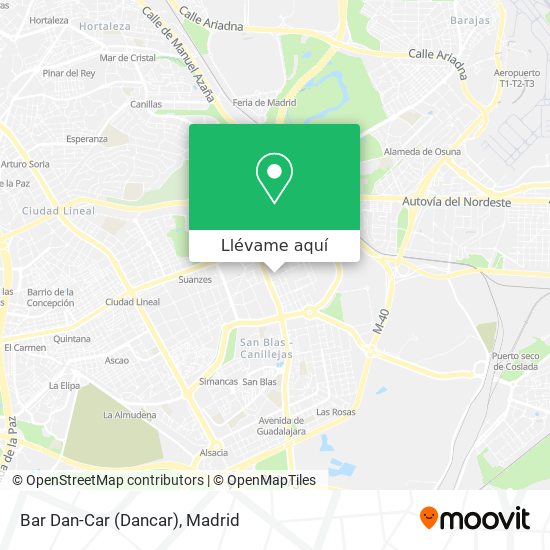 Mapa Bar Dan-Car (Dancar)