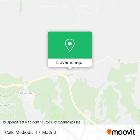 Mapa Calle Mediodía, 17