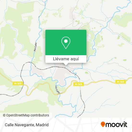 Mapa Calle Navegante