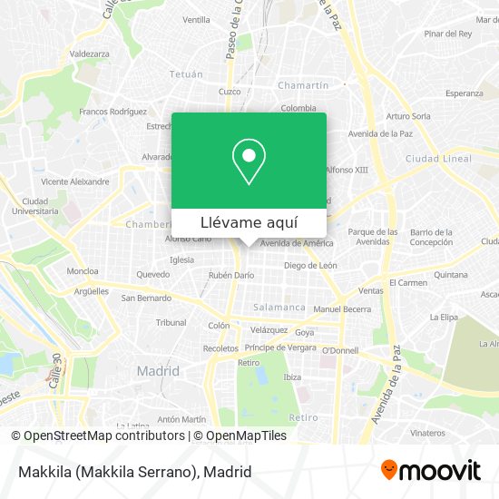 Mapa Makkila (Makkila Serrano)