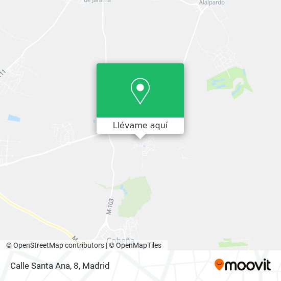 Mapa Calle Santa Ana, 8
