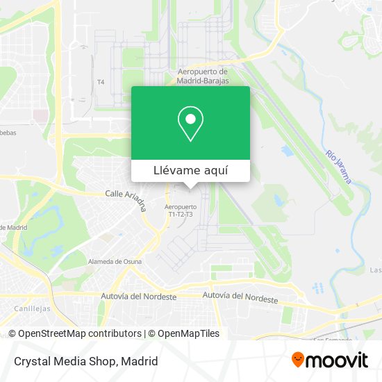 Mapa Crystal Media Shop