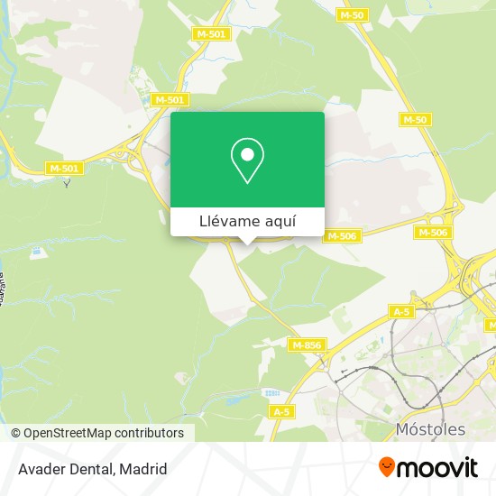 Mapa Avader Dental
