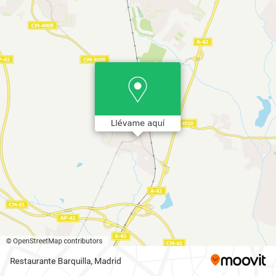 Mapa Restaurante Barquilla
