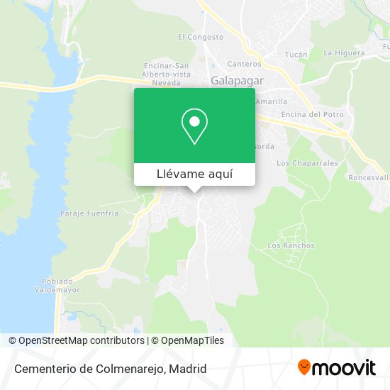 Mapa Cementerio de Colmenarejo