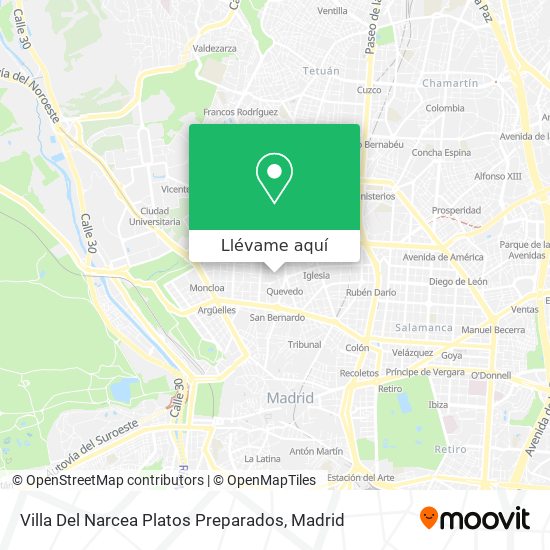 Mapa Villa Del Narcea Platos Preparados