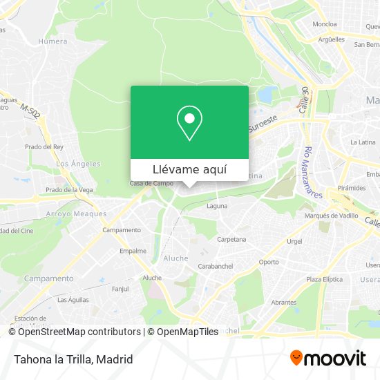 Mapa Tahona la Trilla