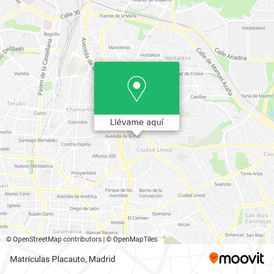 Mapa Matrículas Placauto