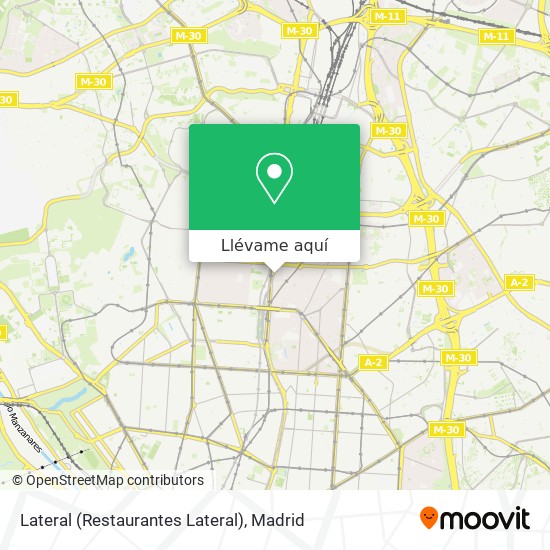 Mapa Lateral (Restaurantes Lateral)