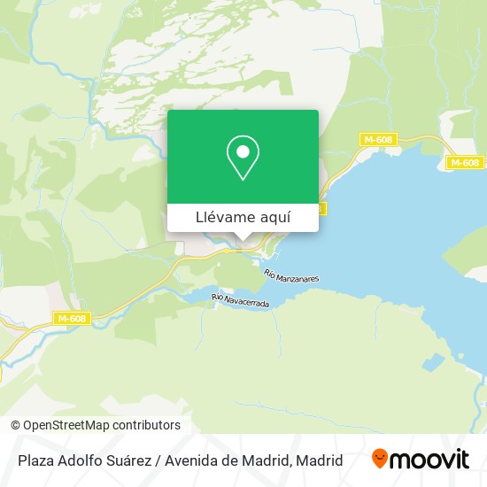 Mapa Plaza Adolfo Suárez / Avenida de Madrid