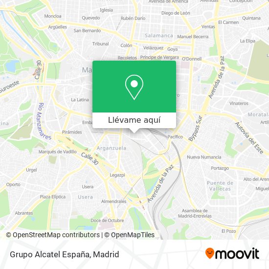 Mapa Grupo Alcatel España