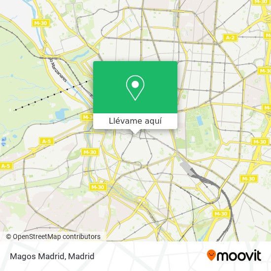 Mapa Magos Madrid