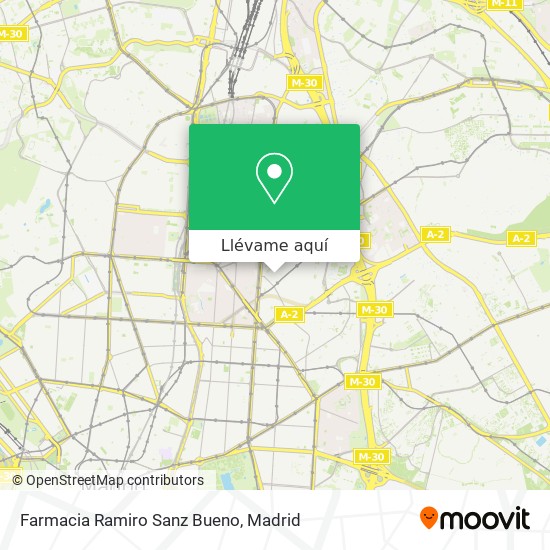 Mapa Farmacia Ramiro Sanz Bueno