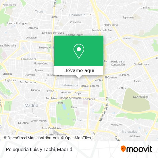 Mapa Peluqueria Luis y Tachi