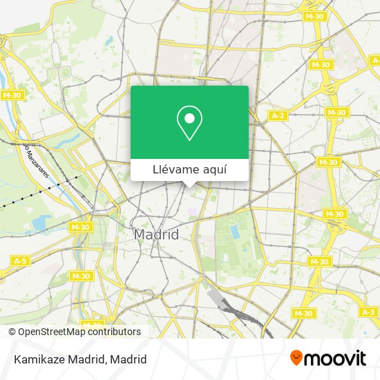 Mapa Kamikaze Madrid
