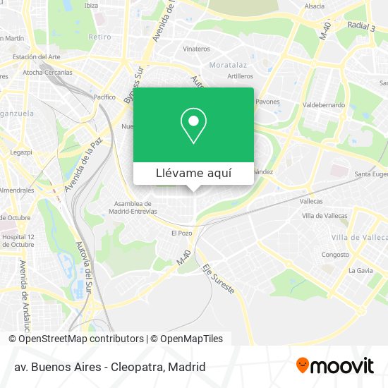 Mapa av. Buenos Aires - Cleopatra