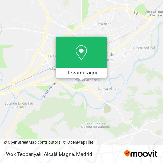 Mapa Wok Teppanyaki Alcalá Magna