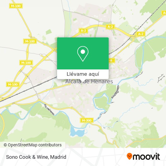 Mapa Sono Cook & Wine