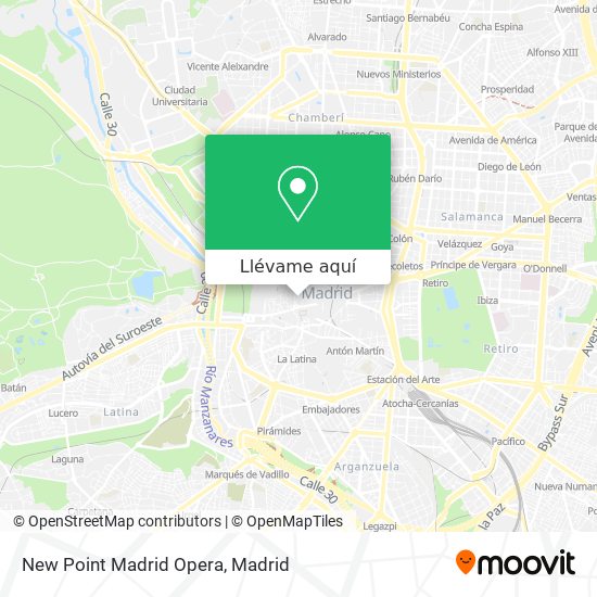 Mapa New Point Madrid Opera