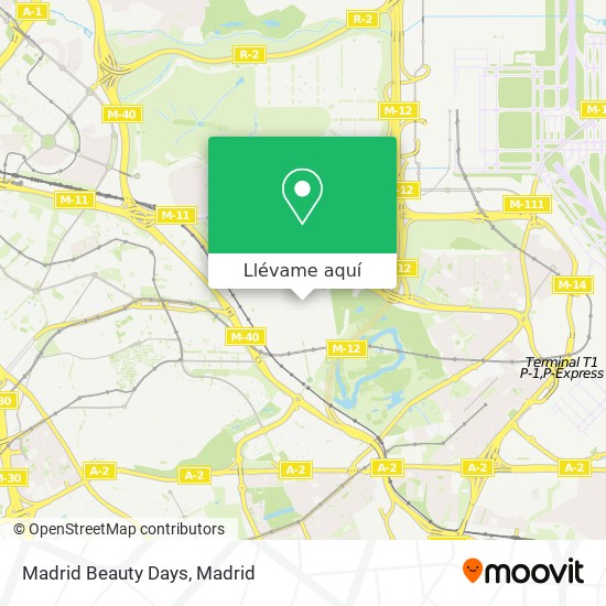 Mapa Madrid Beauty Days