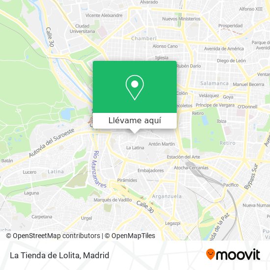 Mapa La Tienda de Lolita