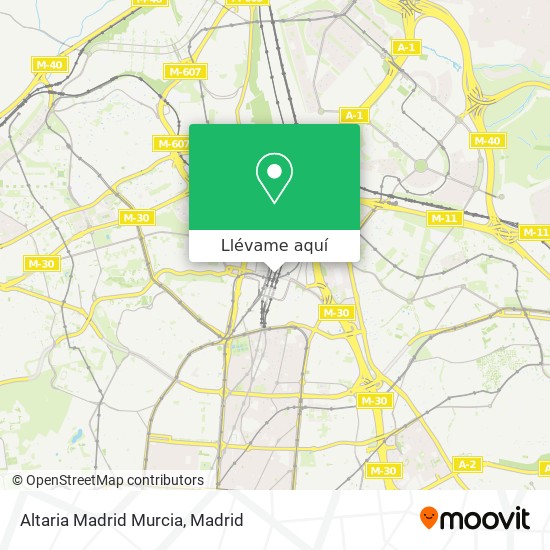 Mapa Altaria Madrid Murcia