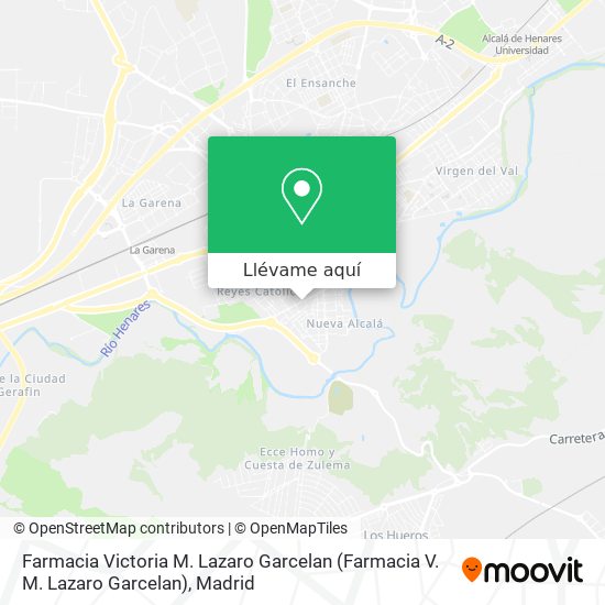 Mapa Farmacia Victoria M. Lazaro Garcelan