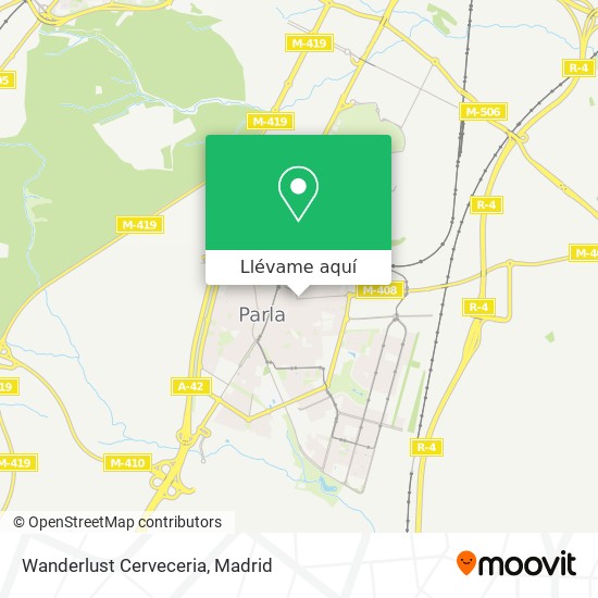 Mapa Wanderlust Cerveceria