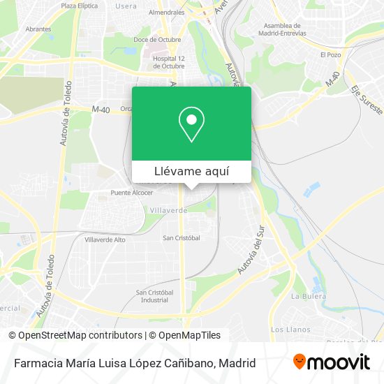 Mapa Farmacia María Luisa López Cañibano