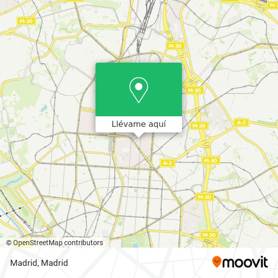 Mapa Madrid