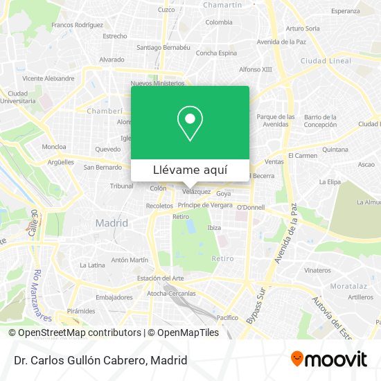 Mapa Dr. Carlos Gullón Cabrero