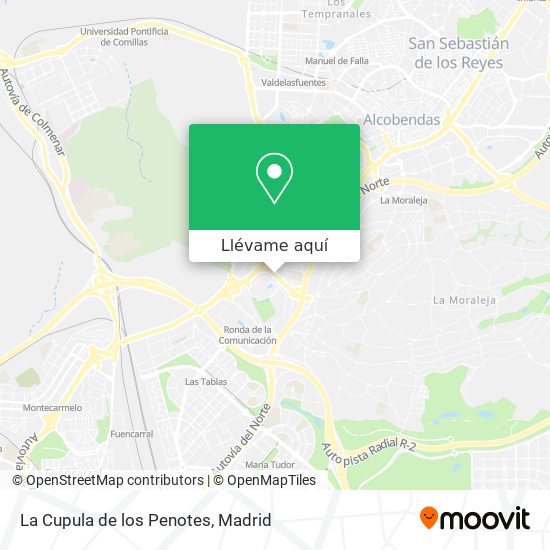 Mapa La Cupula de los Penotes