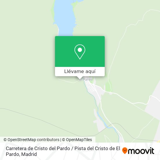 Mapa Carretera de Cristo del Pardo / Pista del Cristo de El Pardo