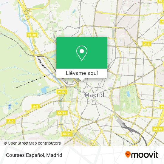 Mapa Courses Español