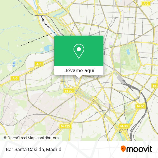 Mapa Bar Santa Casilda