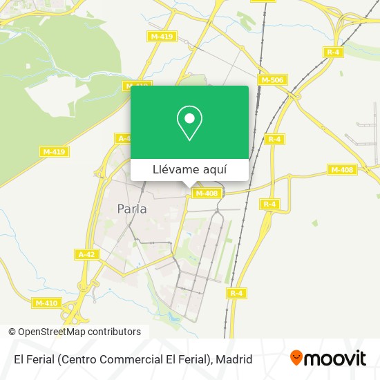 Mapa El Ferial (Centro Commercial El Ferial)